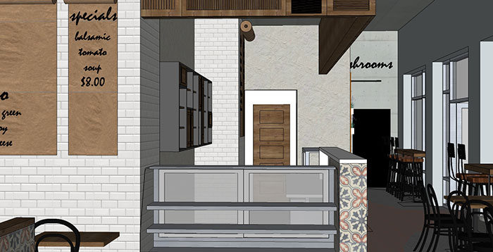 Il Tavolino Gelateria and Cafe Conceptual Design by Hatch Interior Design and Magpie Interiors